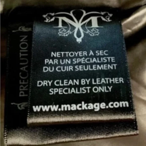 Mackage Shiny Black Puffer Coat - Picture 4 of 7